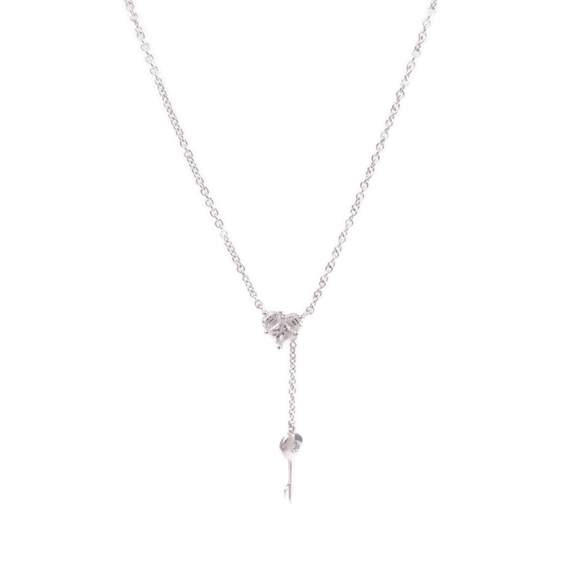 Diamond Necklace 18K White Gold: Diamond necklace in 18K white gold.