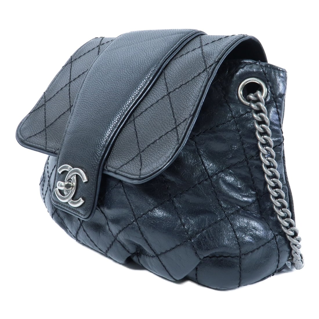 Chanel Chain Shoulder Bag Black - 3