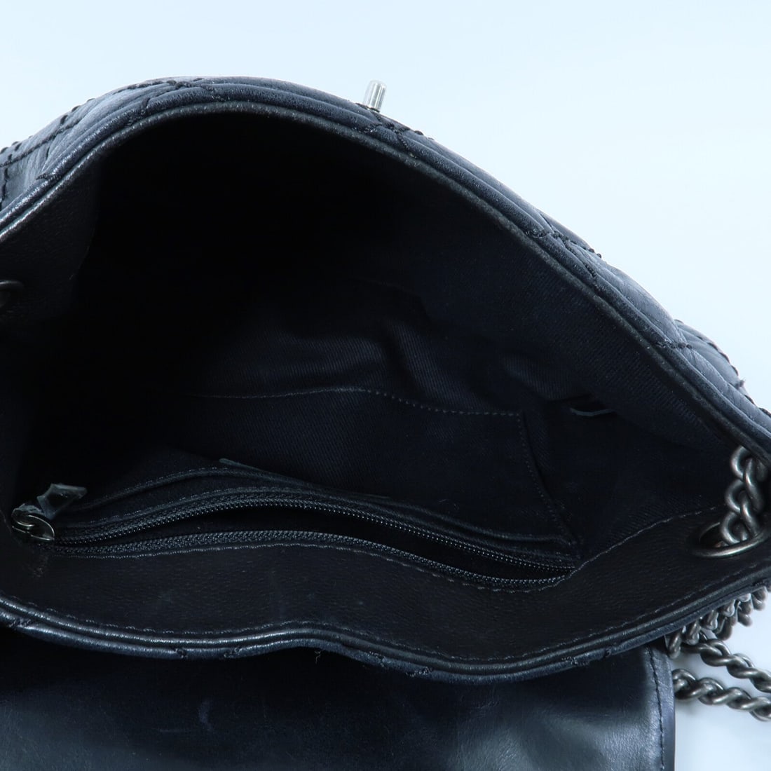 Chanel Chain Shoulder Bag Black - 5