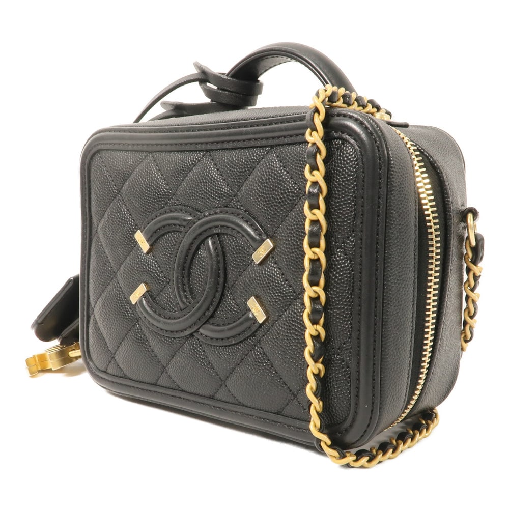 Chanel Vanity Case 17 Black - 3