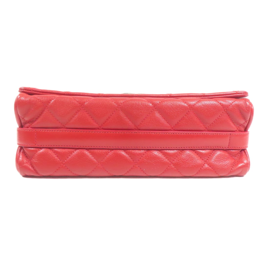 Chanel Chain Shoulder Bag Red - 4