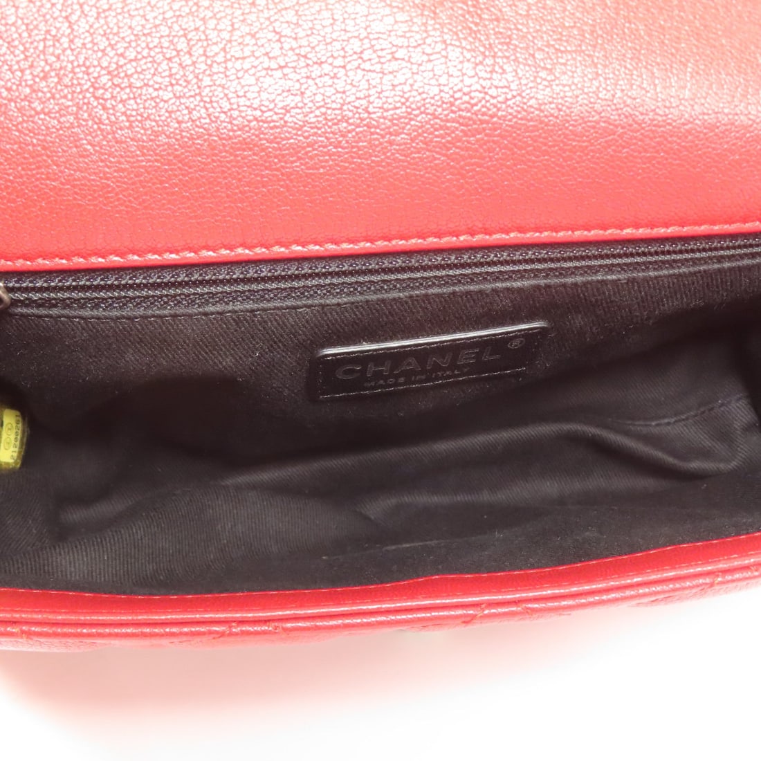 Chanel Chain Shoulder Bag Red - 5
