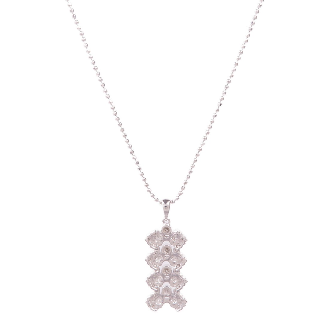 Diamond Necklace WG Silver - 2