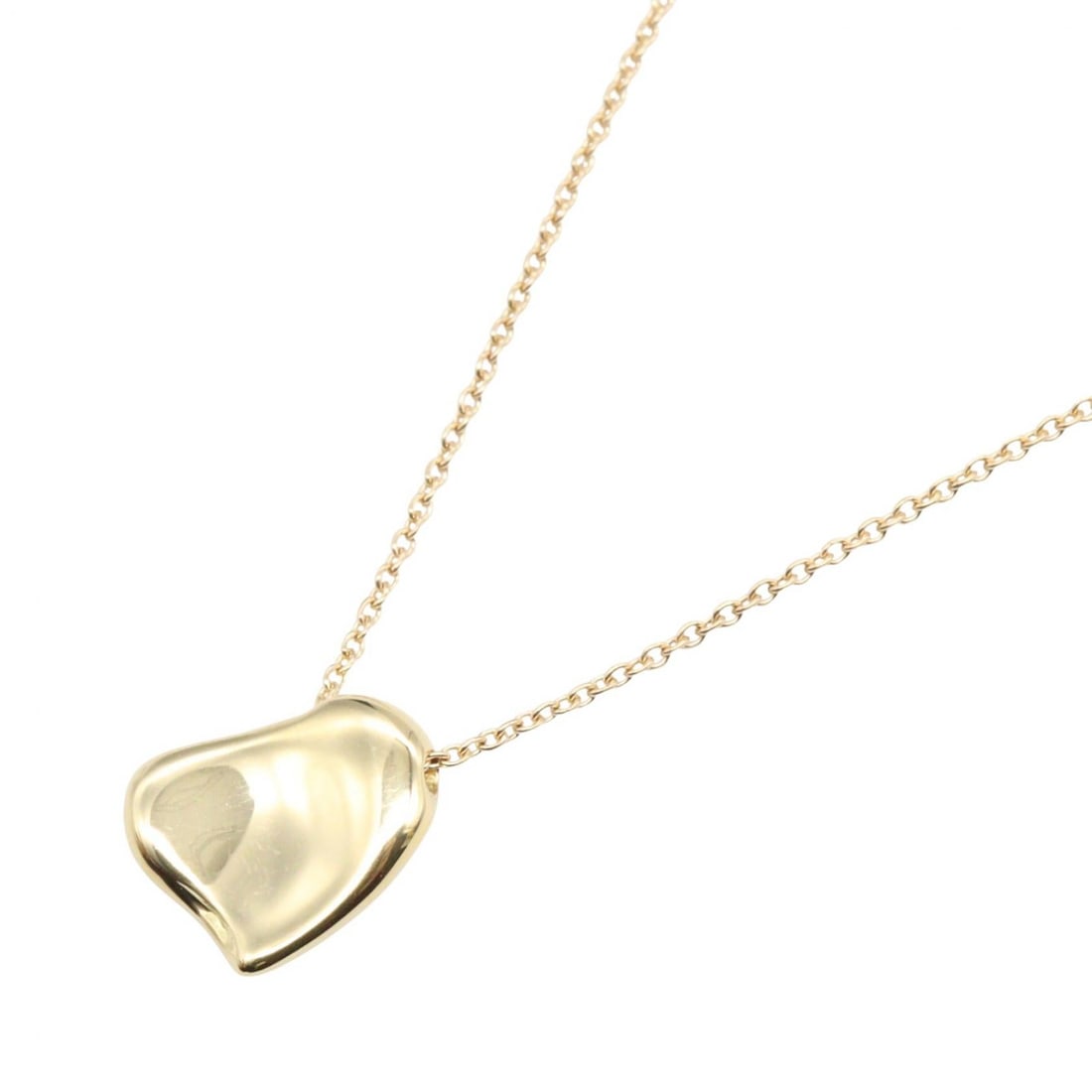 Tiffany Full Heart Necklace YG: Full Heart necklace in K18 yellow gold.