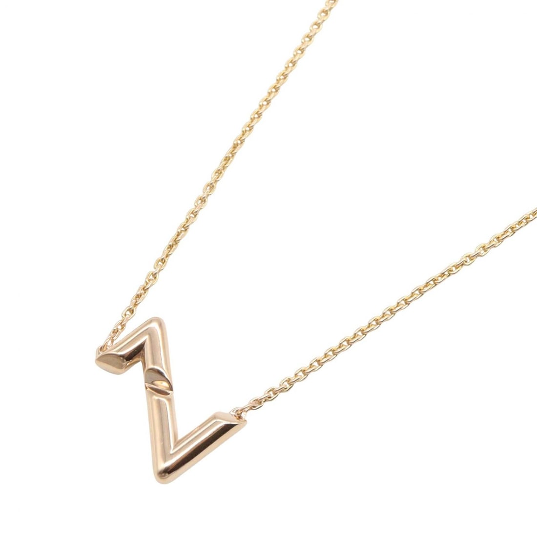 Louis Vuitton Vault Upside Down PG: Vault Upside down necklace in K18 pink gold.