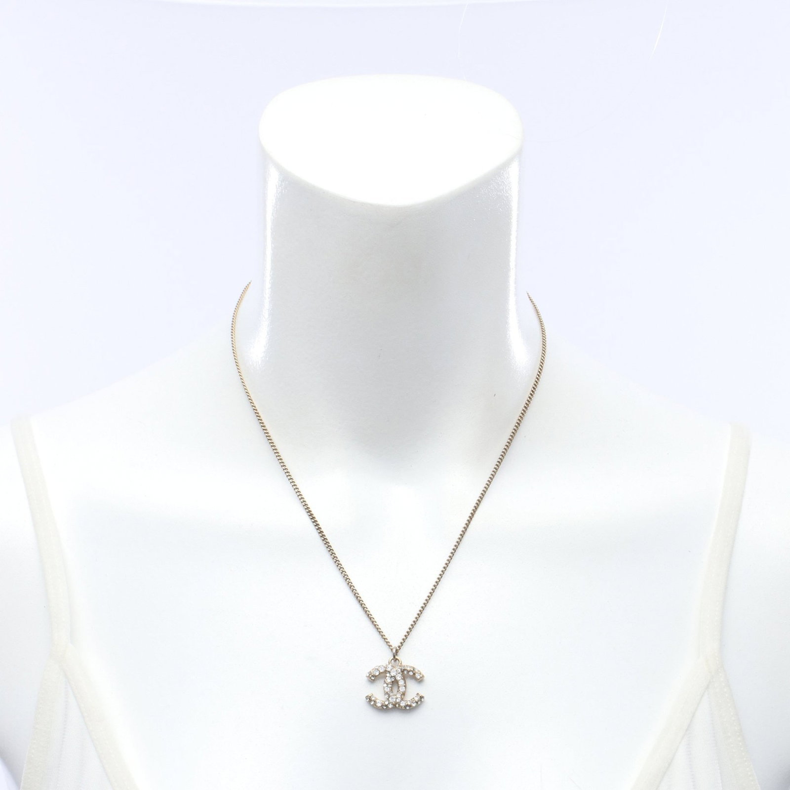 Chanel Coco Mark Rhinestone Gold - 5