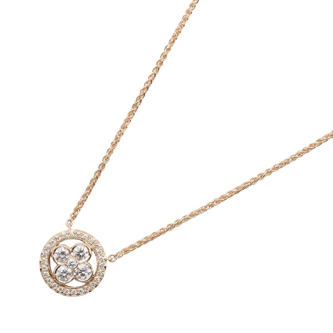 Louis Vuitton Diamond Necklace PG: Diamond necklace in K18 pink gold.
