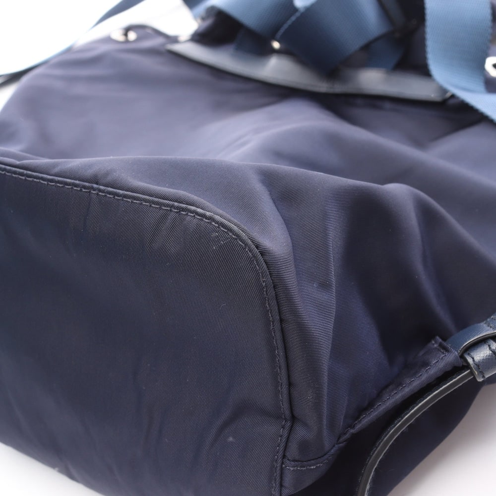 Prada Nylon Backpack Navy - 8