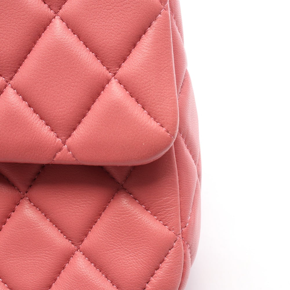 Chanel Single Flap Bag Pink - 8