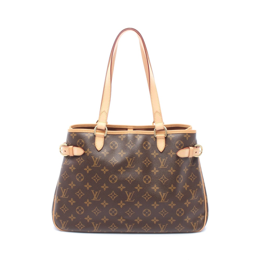 LV Batignolles Horizontal Monogram: Batignolles Horizontal shoulder bag in brown Monogram canvas. Size 37 x 25 x 13 cm.