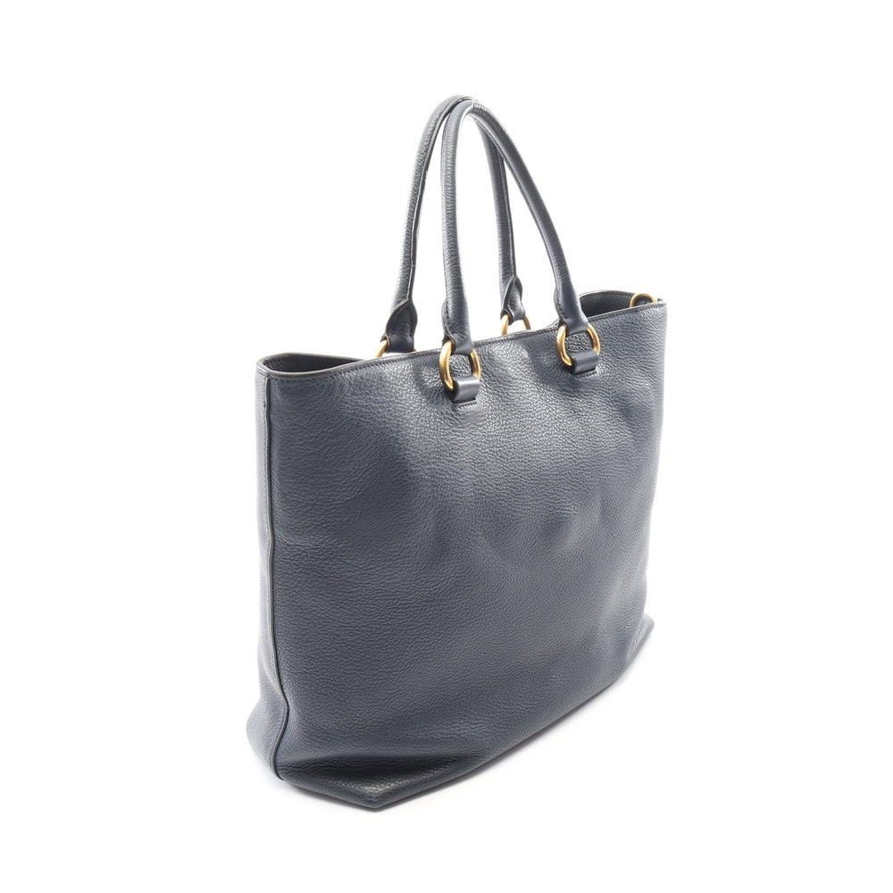 Prada Vitello Phenix 2 Way Navy - 2