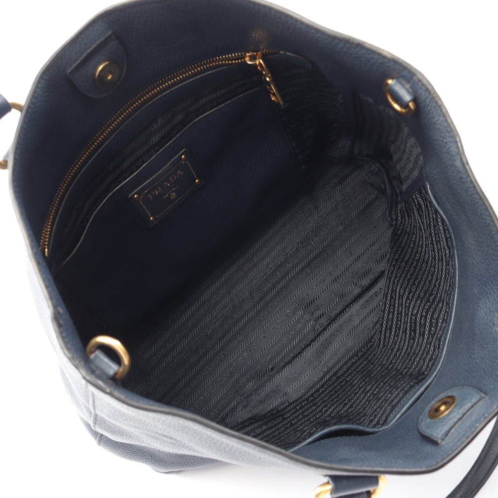 Prada Vitello Phenix 2 Way Navy - 3