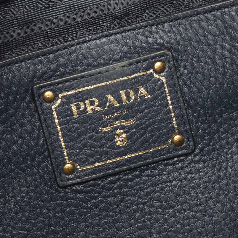 Prada Vitello Phenix 2 Way Navy - 4
