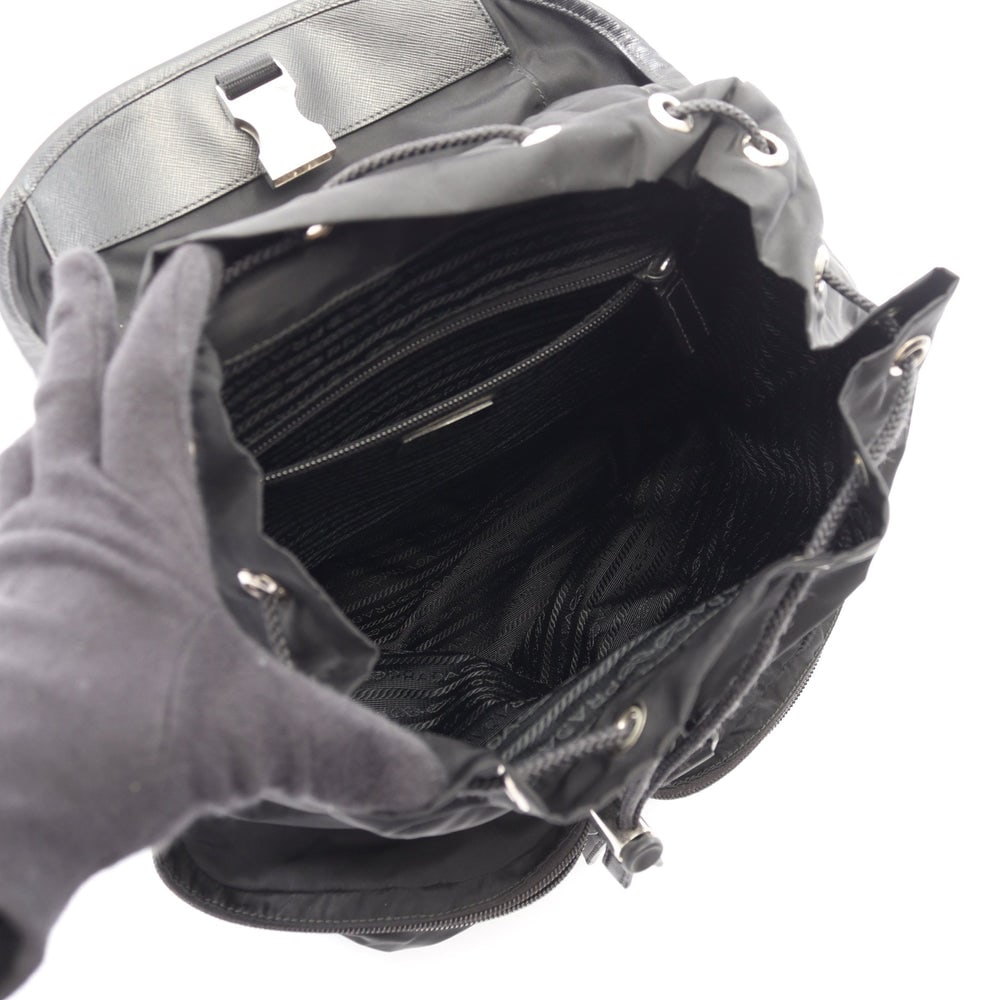Prada Tessuto Backpack Black - 3