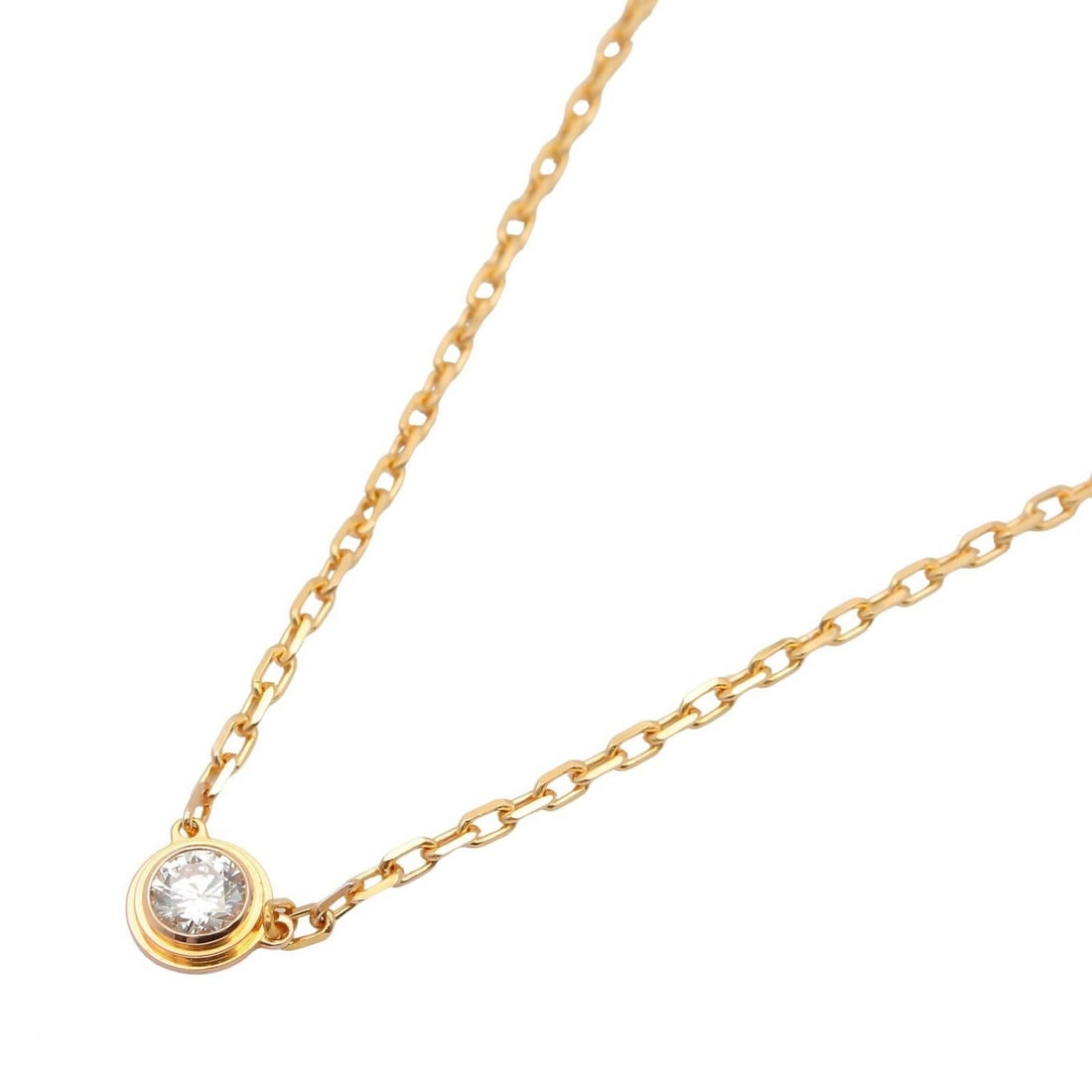 Cartier Damour Diamond Necklace PG: Damour diamond necklace in K18 pink gold.