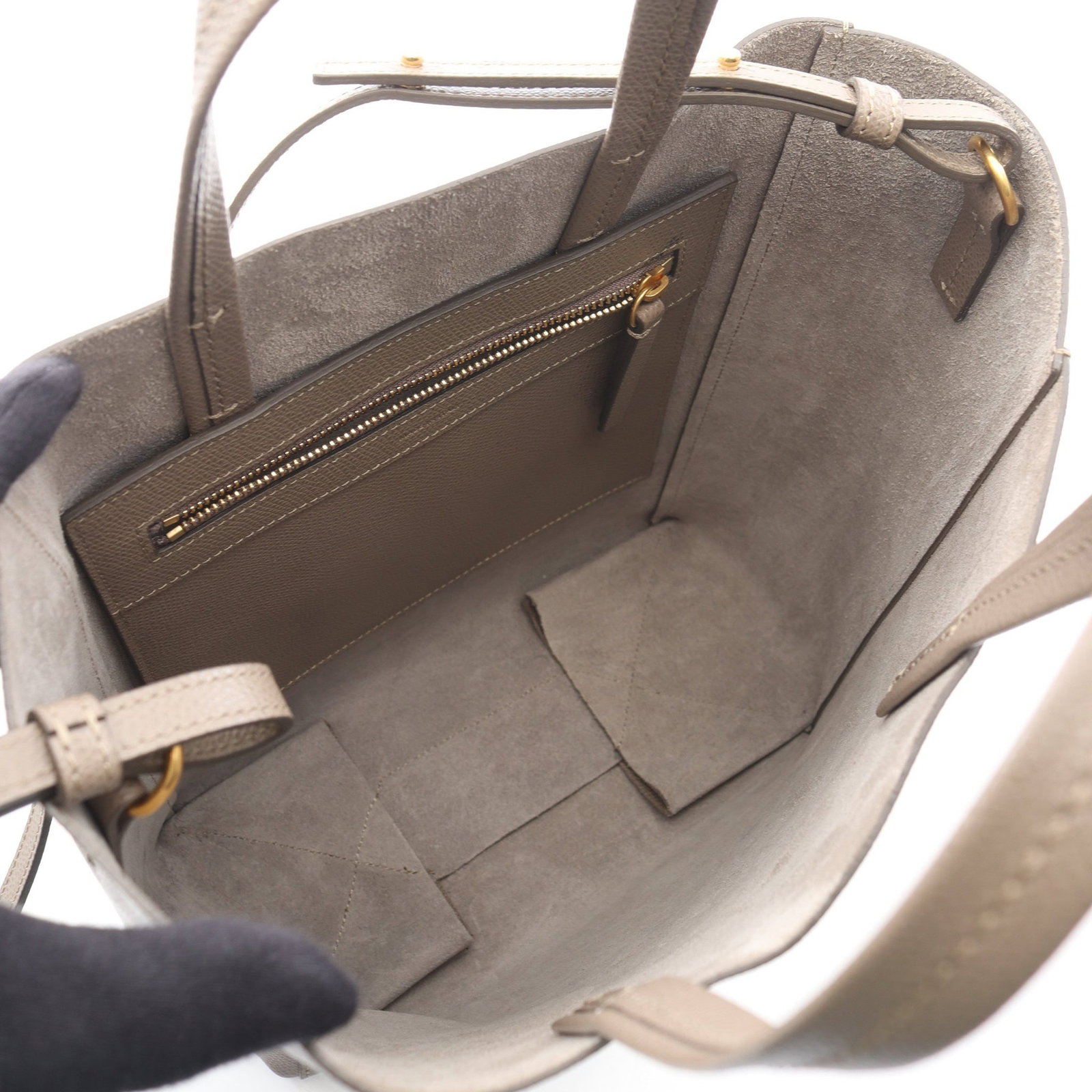 Celine Vertical Small Cabas Gray - 3