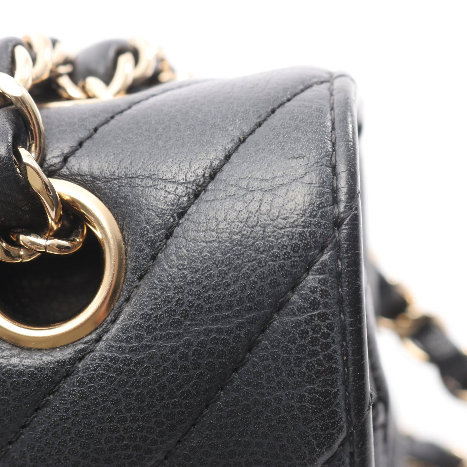 Chanel Chevron Double Flap Black - 14