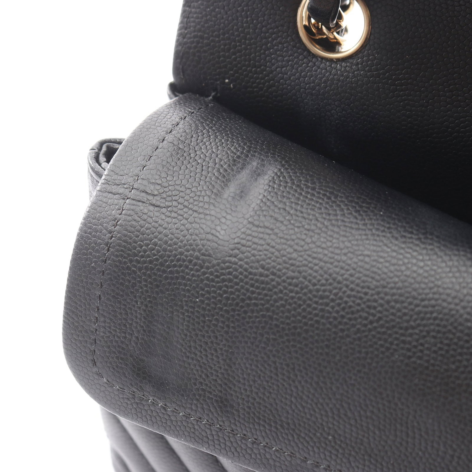 Chanel Chevron Double Flap Black - 9