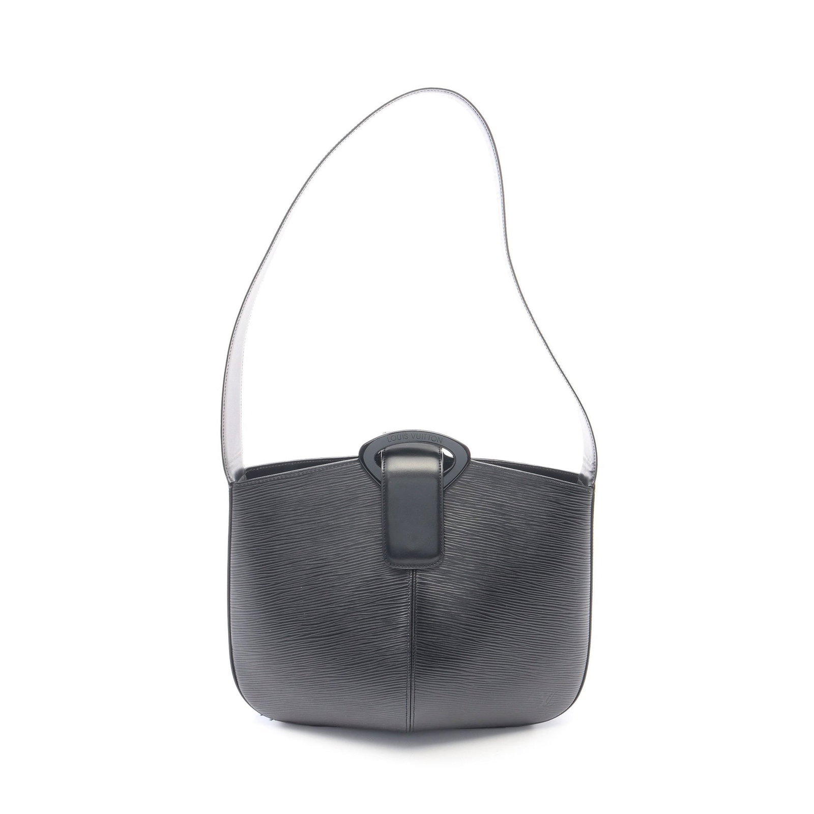 Louis Vuitton Reverie Epi Black: Reverie shoulder bag M52162 in black Epi leather. Size 27 x 21 x 5 cm.