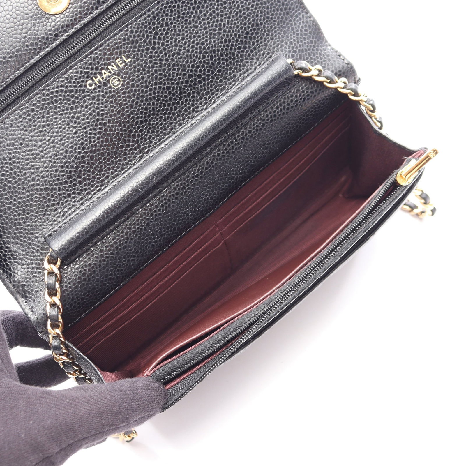 Chanel Chain Wallet Black - 3