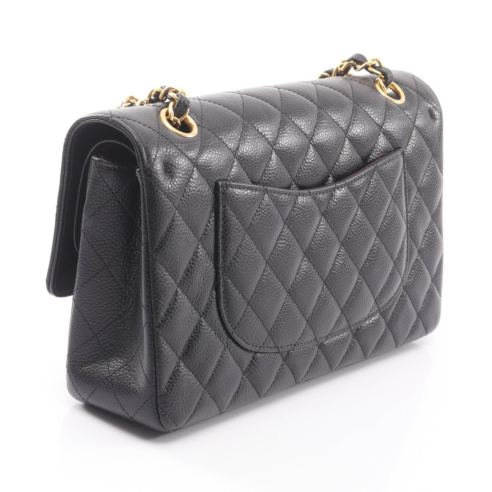 Chanel Double Flap Black Caviar - 2