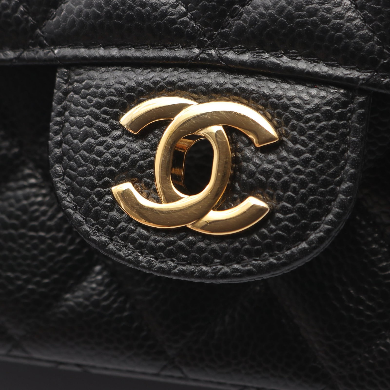Chanel Double Flap Black Caviar - 8