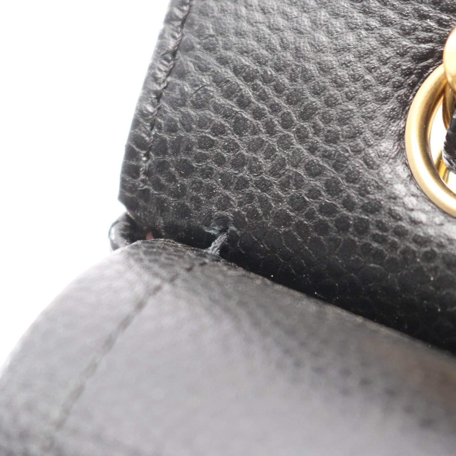 Chanel Double Flap Black Caviar - 9