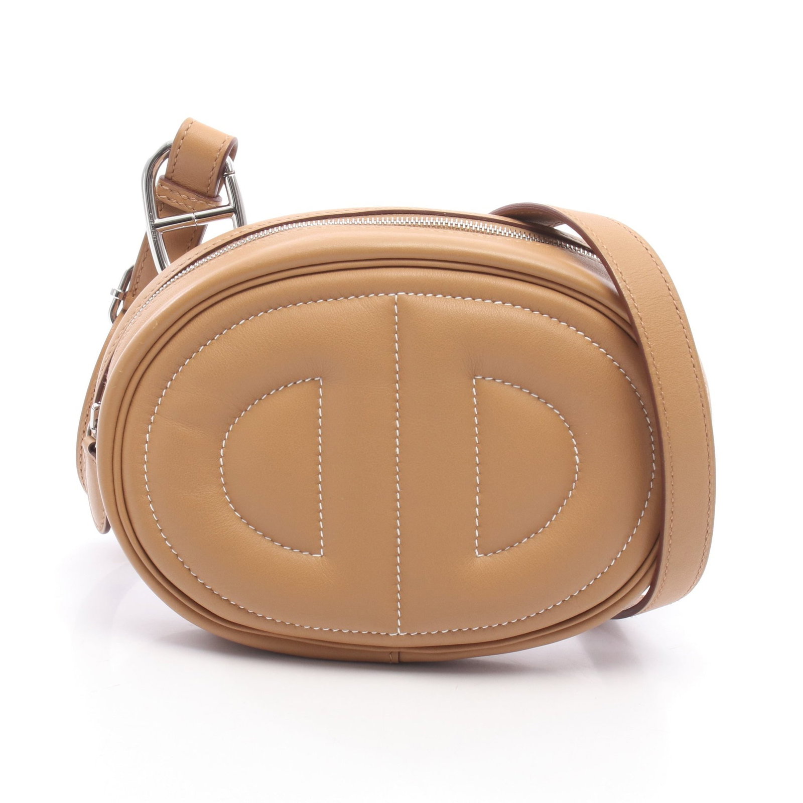 Hermes In The Loop Belt Bag: Light brown Swift leather belt bag.