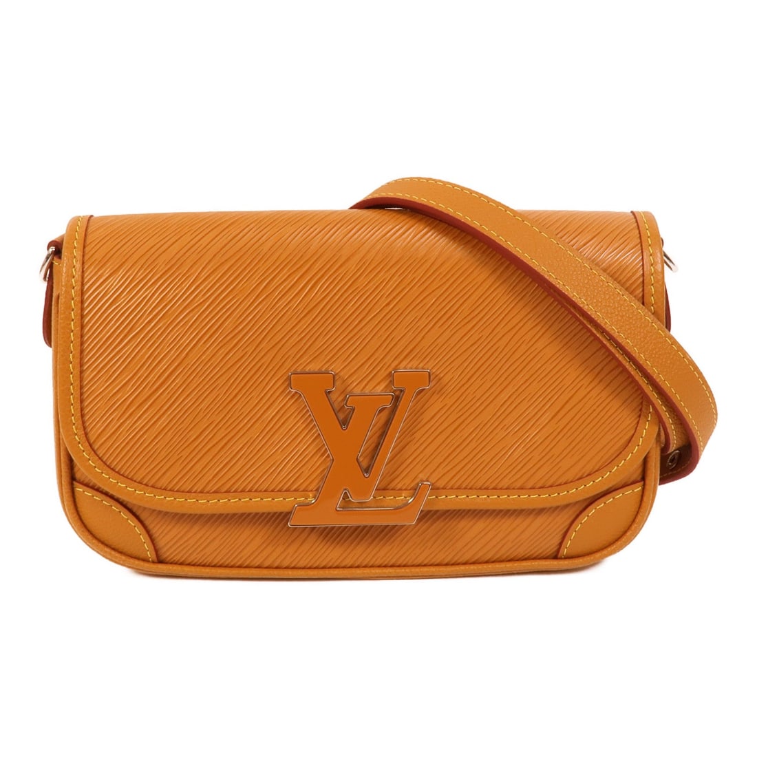 Louis Vuitton Buci Shoulder Bag: Brown Epi leather shoulder bag.