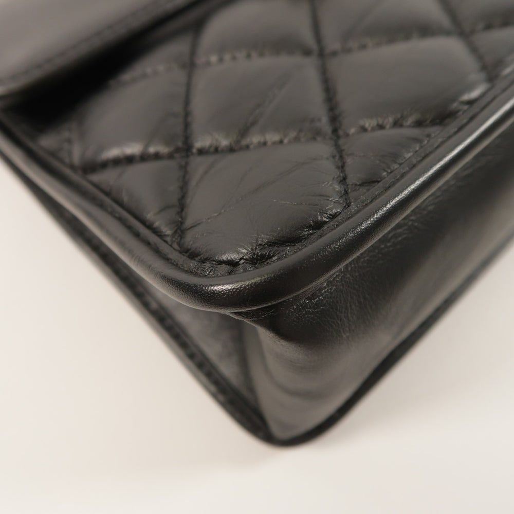 Chanel 24P Mini Flap Black - 12