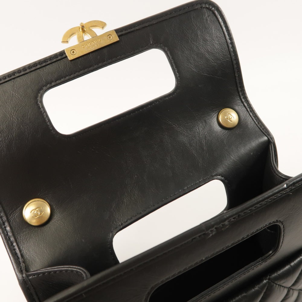 Chanel 24P Mini Flap Black - 16