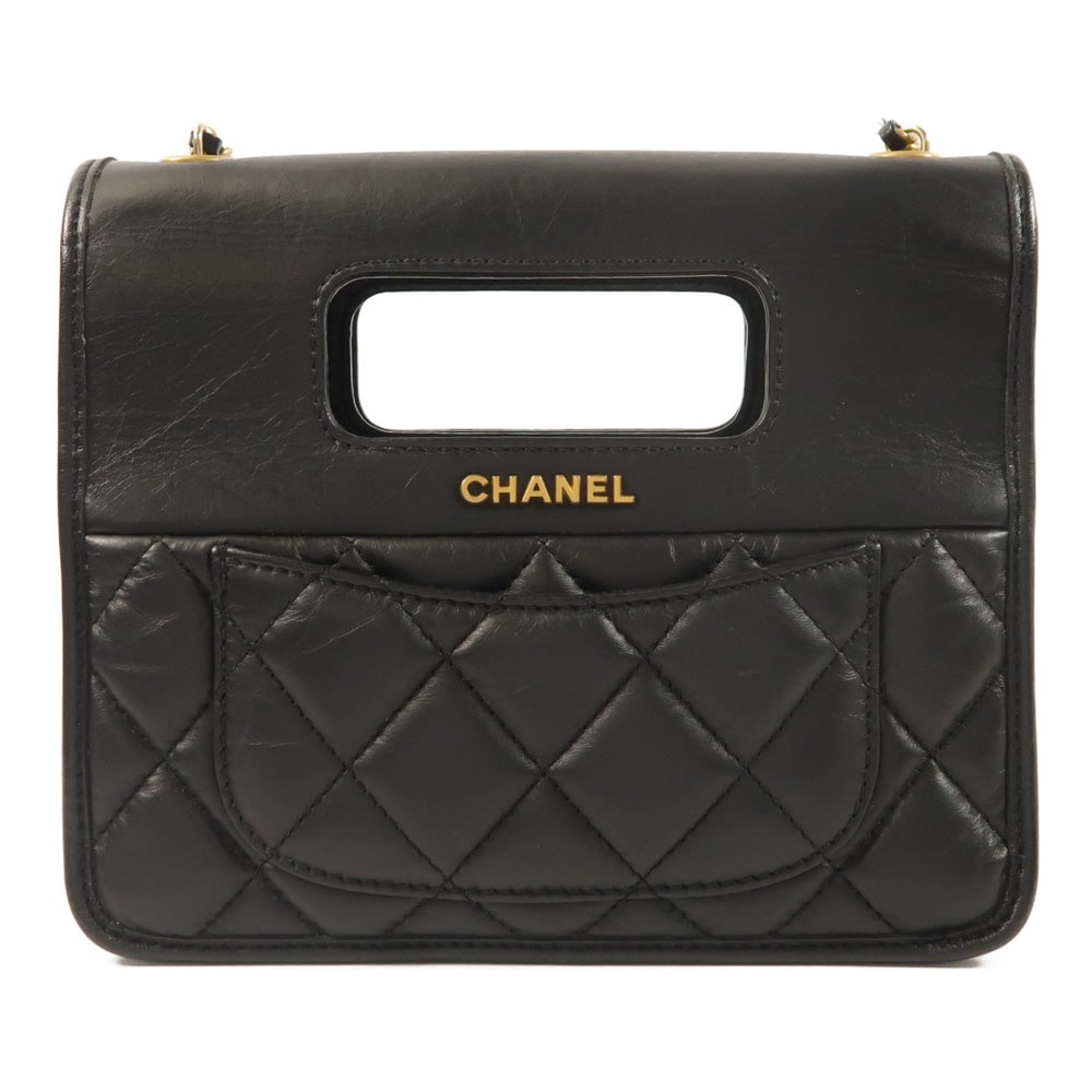 Chanel 24P Mini Flap Black - 2