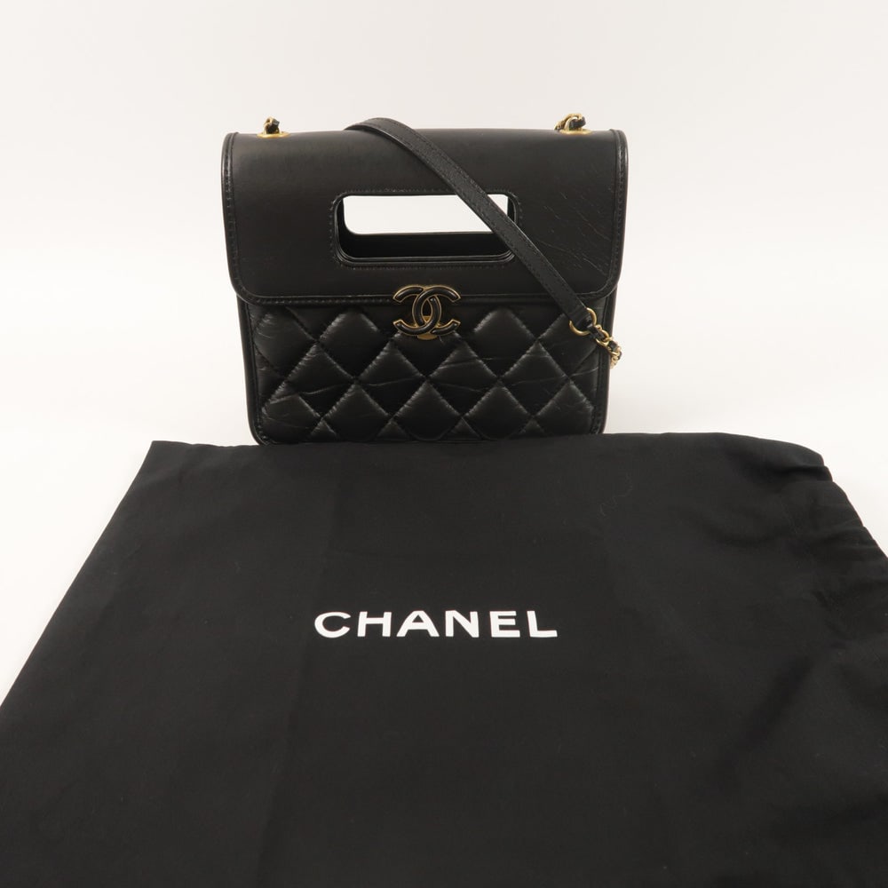 Chanel 24P Mini Flap Black - 9
