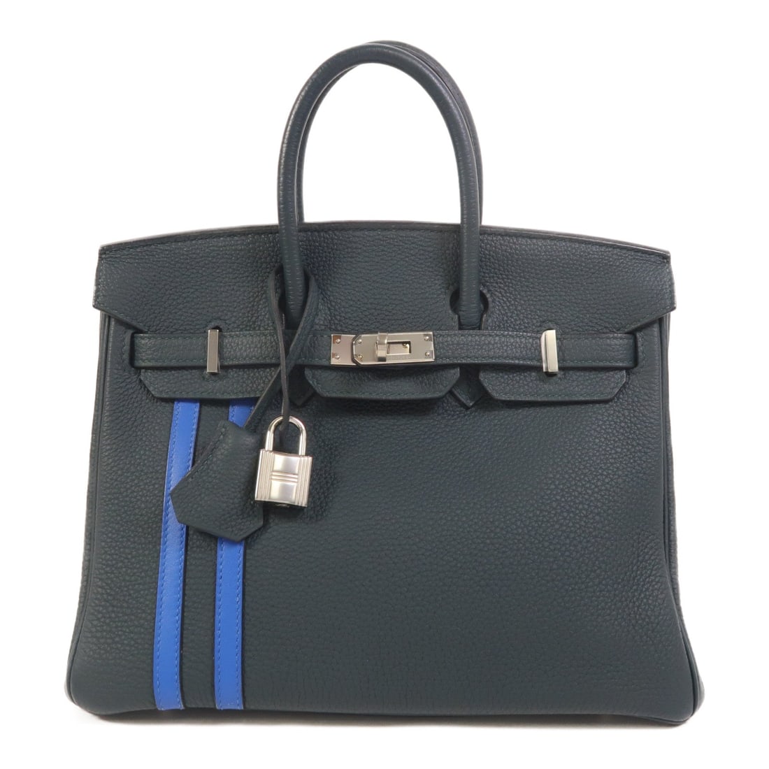 Hermes Birkin 25 Vert Cypres: Vert Cypres Togo leather limited edition handbag with palladium-tone hardware.