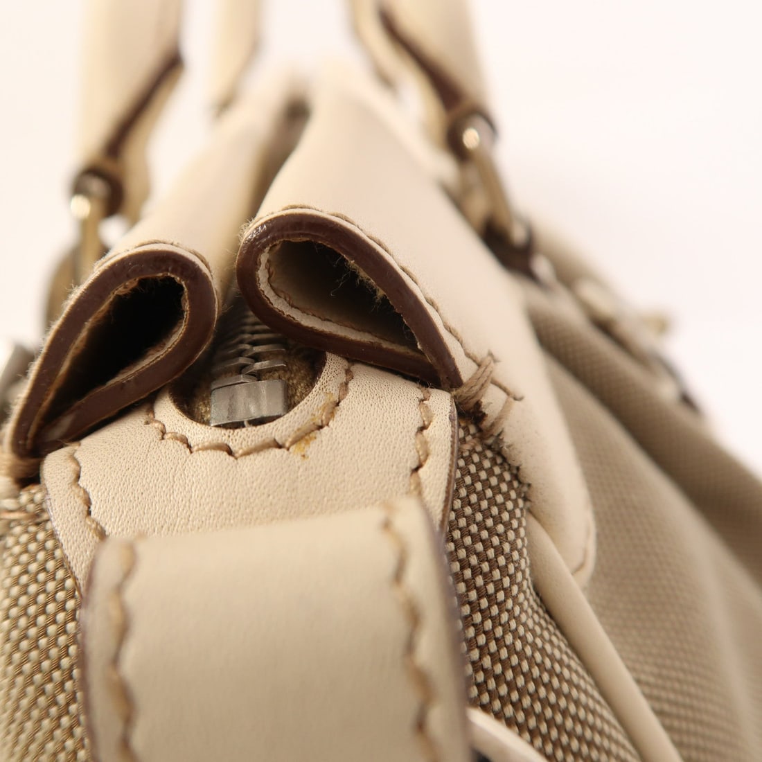 Prada 2 Way Shoulder Beige - 20