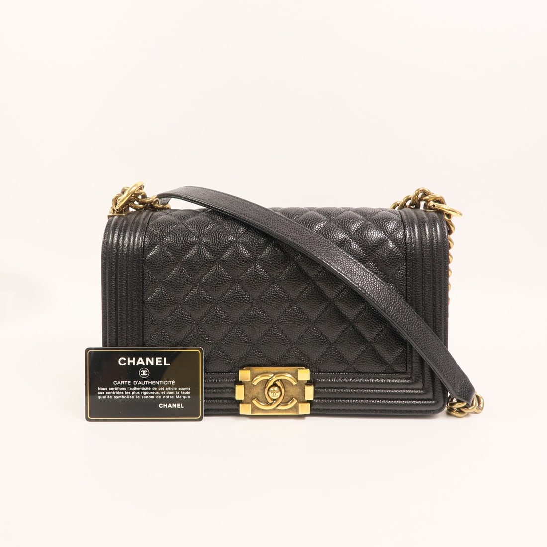 Chanel Boy 25 Black - 11