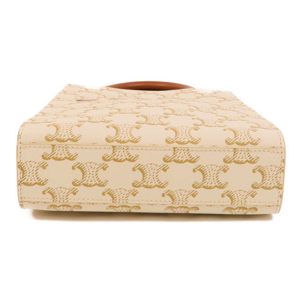 Celine Mini Vertical Cabas White - 4