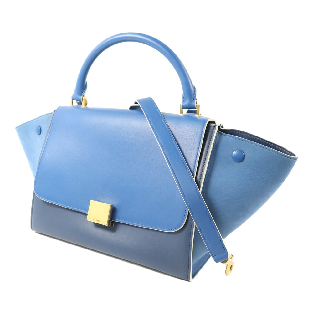 Celine Trapeze Small Blue - 2