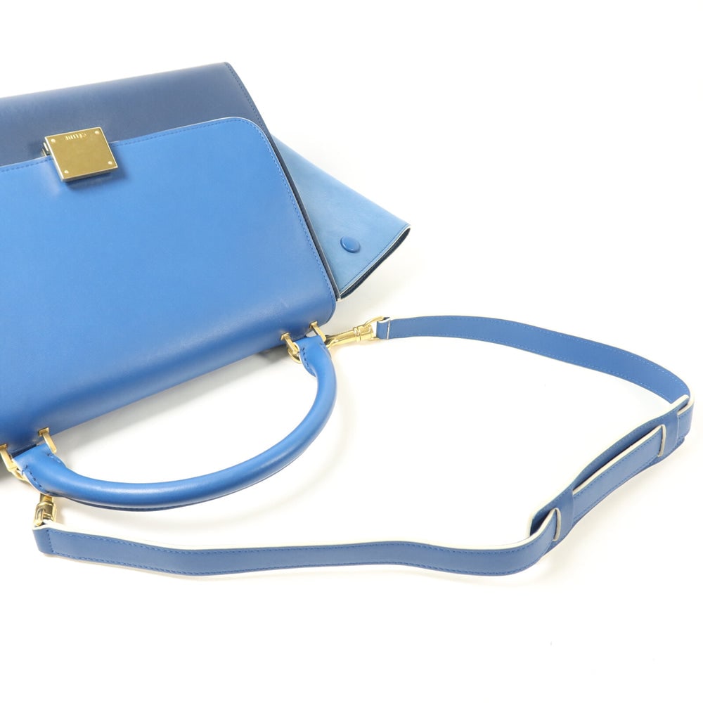Celine Trapeze Small Blue - 9