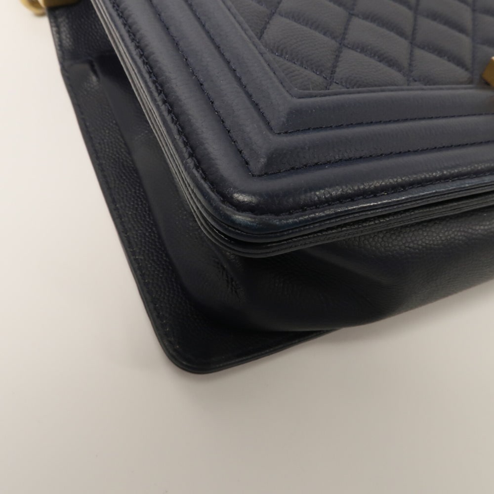 Chanel Boy 25 Navy - 12