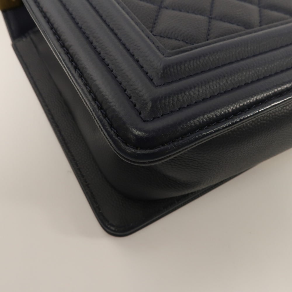 Chanel Boy 25 Navy - 14