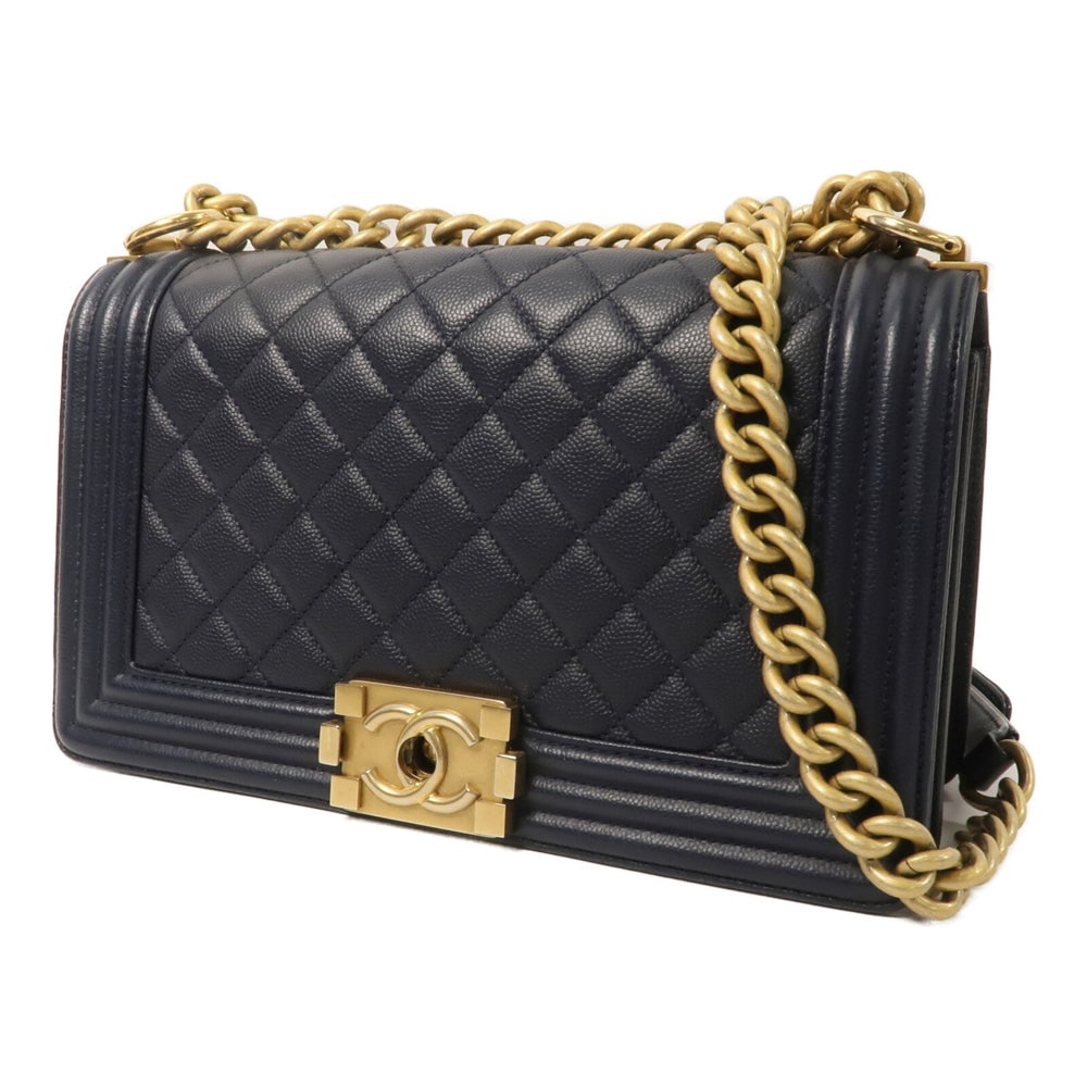Chanel Boy 25 Navy - 3