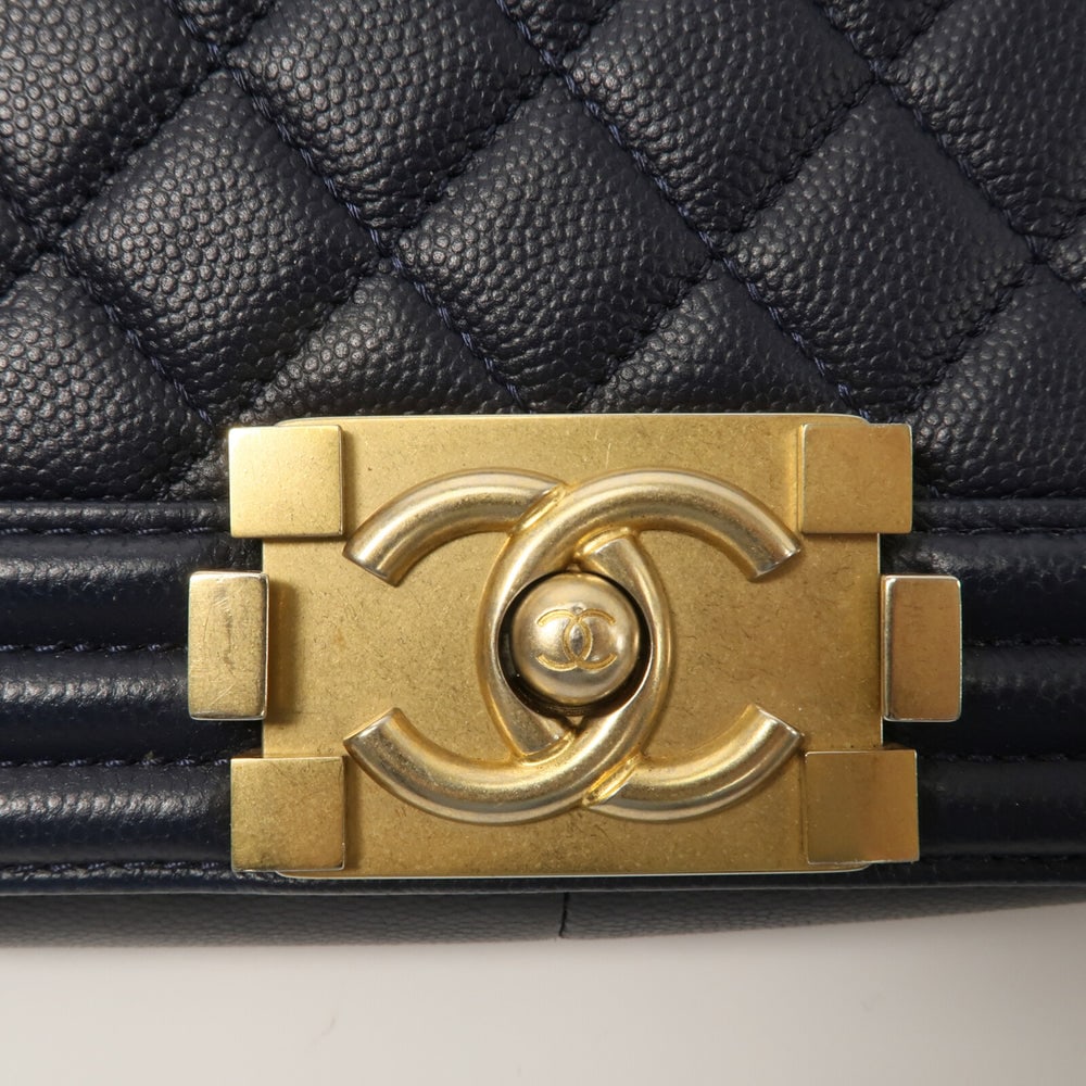 Chanel Boy 25 Navy - 7