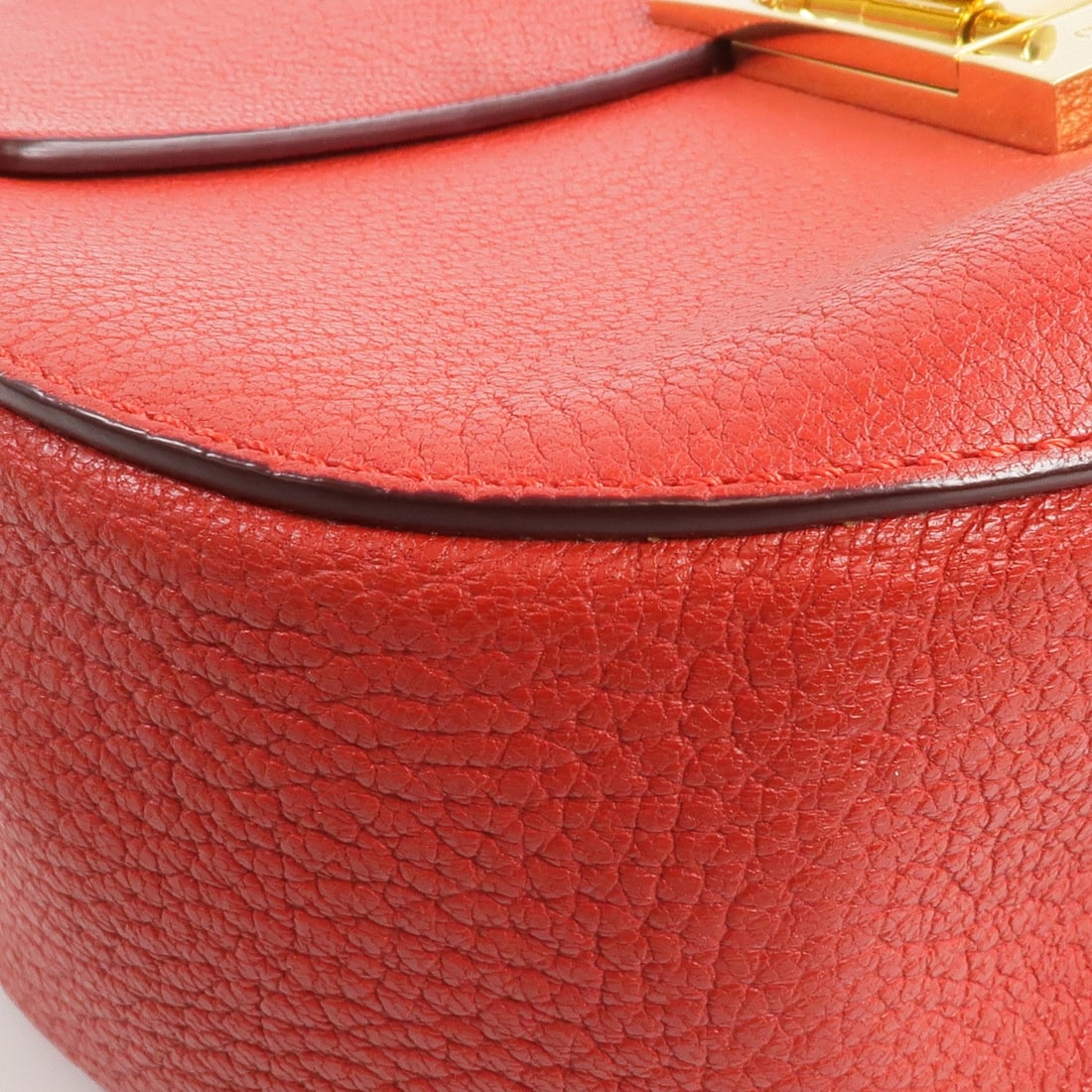 Chloe Drew Chain Shoulder Red - 12