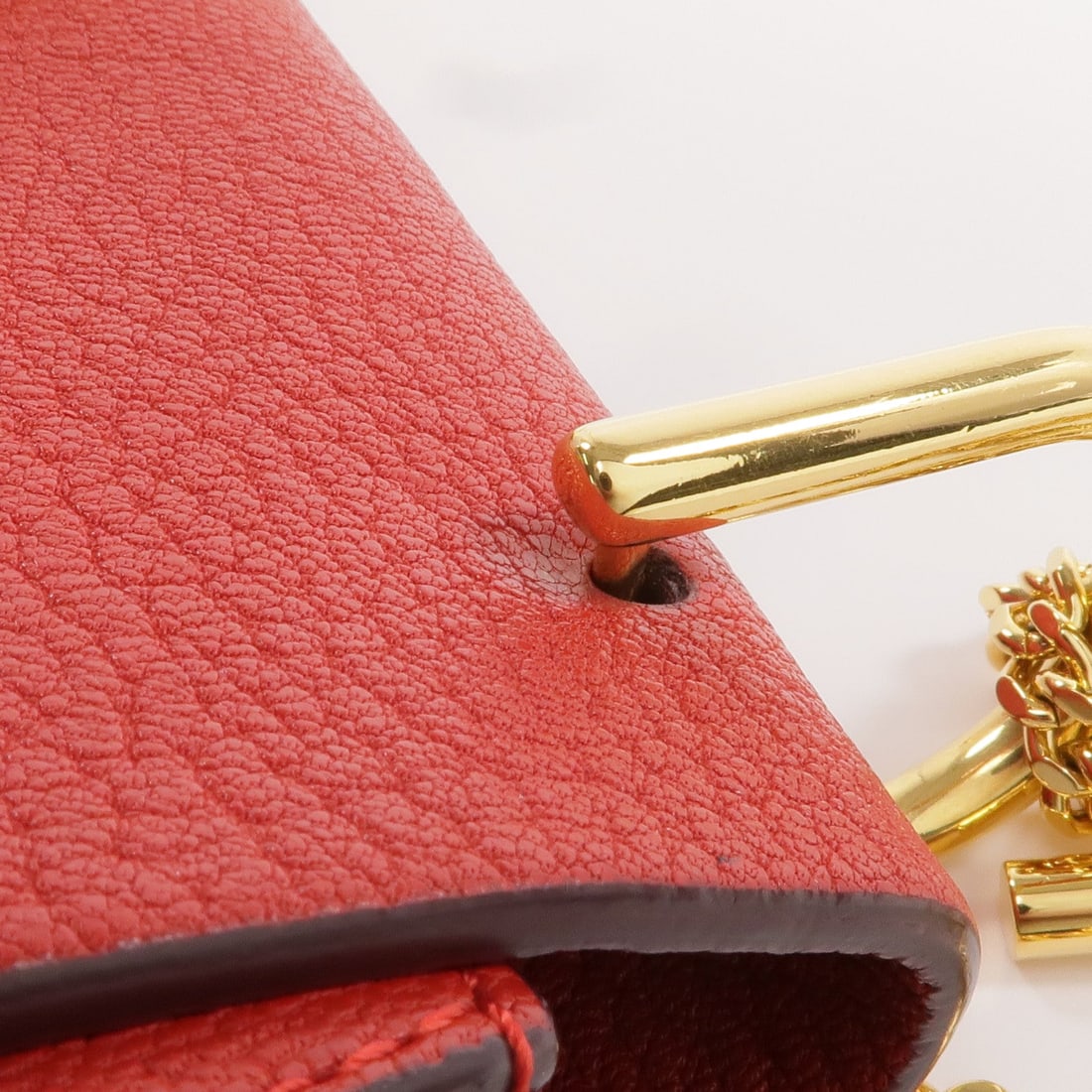 Chloe Drew Chain Shoulder Red - 15