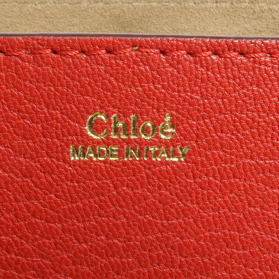 Chloe Drew Chain Shoulder Red - 6