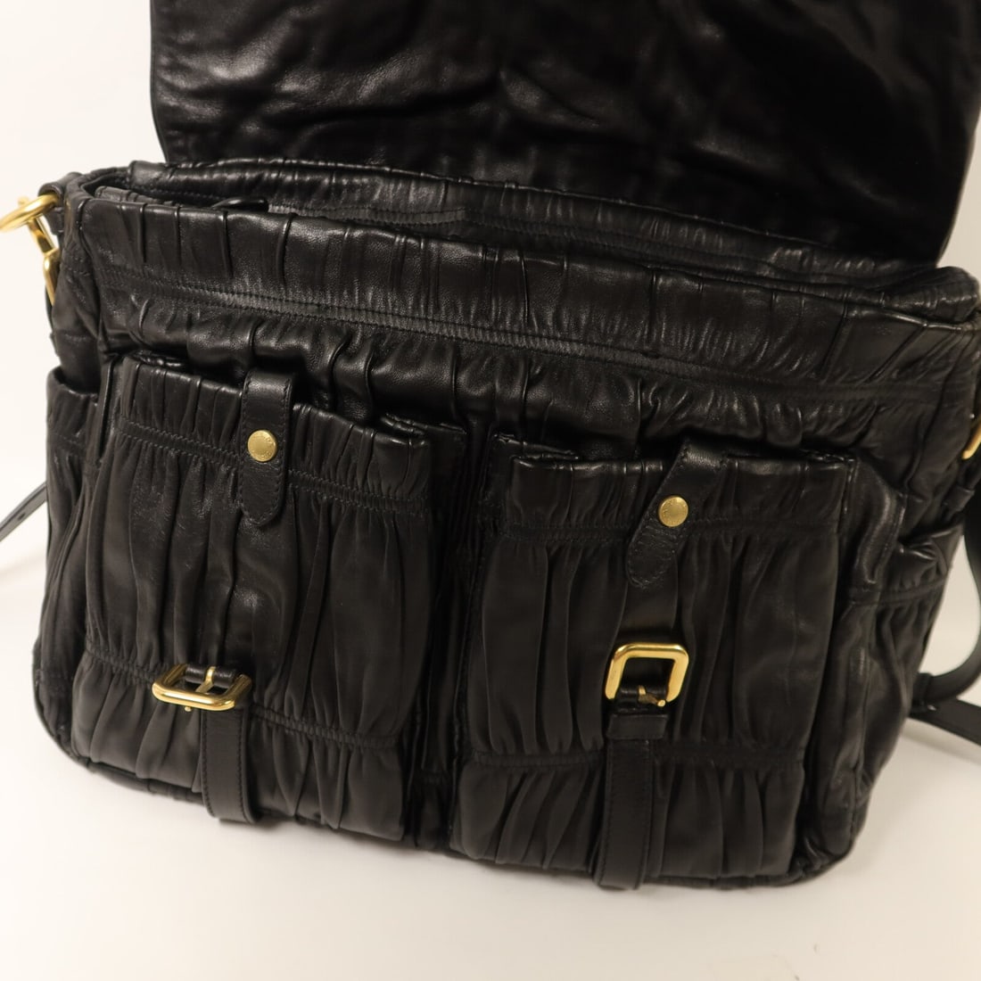 Prada Gaufre Messenger Black - 5