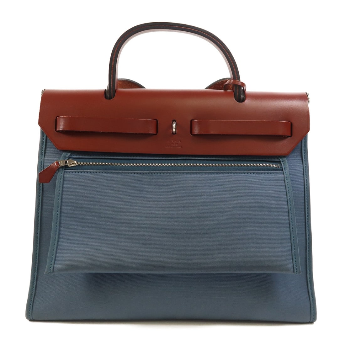 Hermes Herbag PM Bleu Tempete - 2