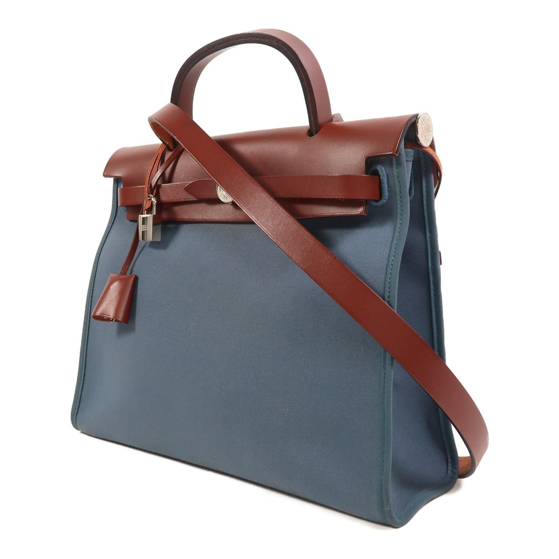 Hermes Herbag PM Bleu Tempete - 3