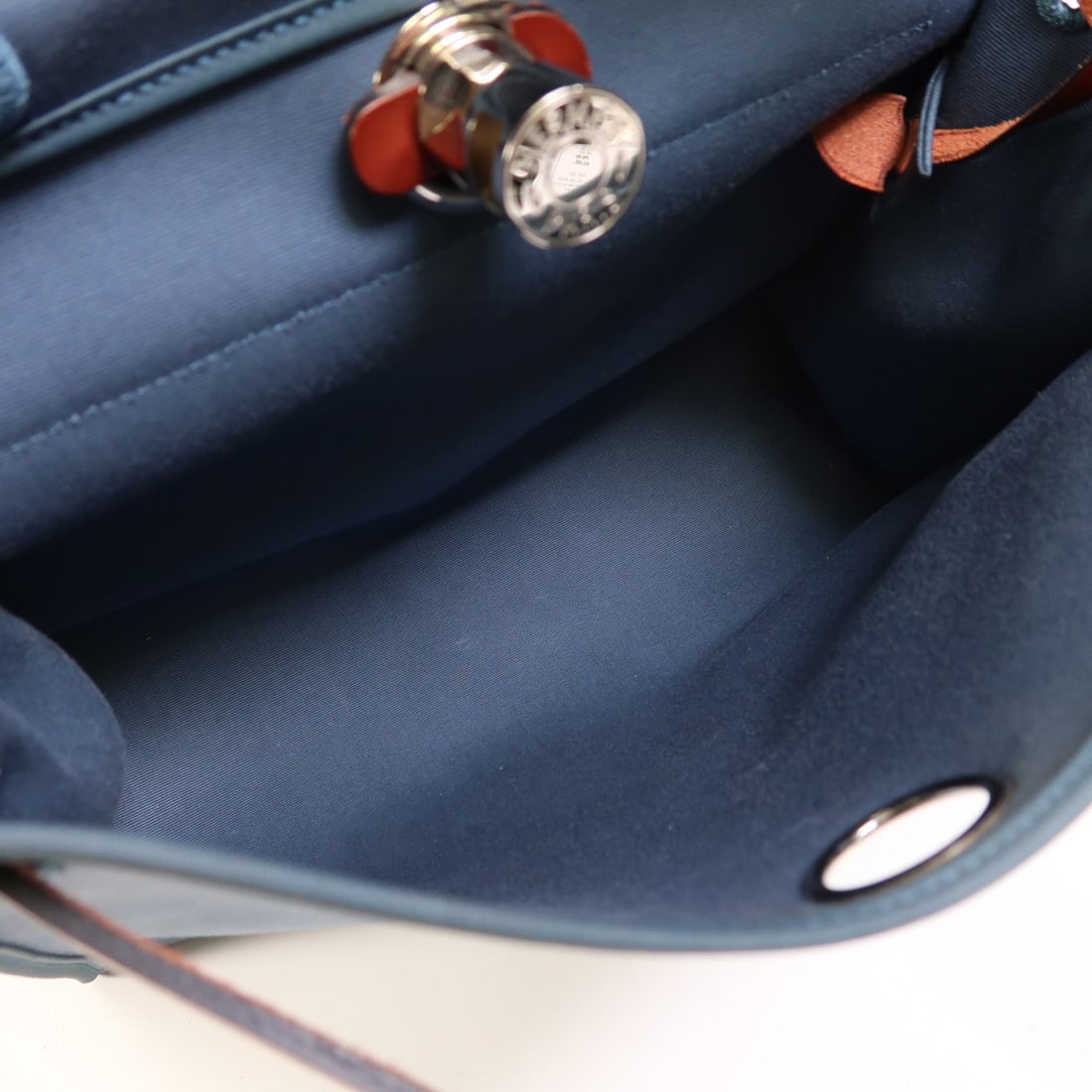 Hermes Herbag PM Bleu Tempete - 5